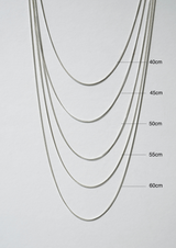 NO MORE accessories Chain Necklace in sterling silver