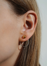 Chord Earrings Mix Pair With Gold Bubble Sterling Silver