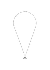 Croissant Necklace Silver