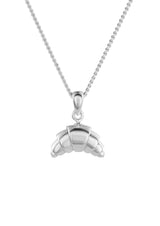 Croissant Necklace Silver