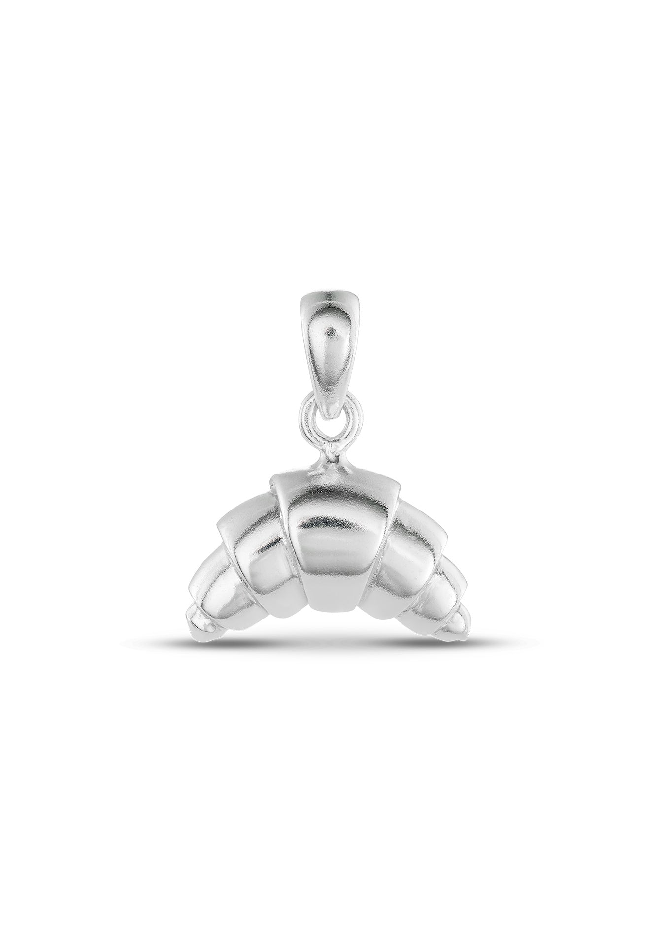 NMA Croissant Pendant in Sterling Silver