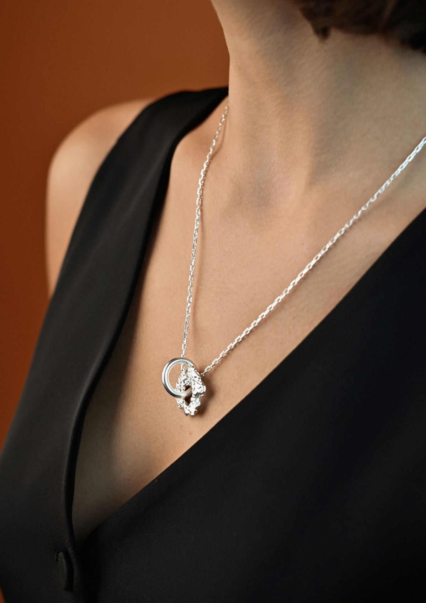 Forever Raw Necklace Silver - NO MORE ACCESSORIES