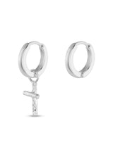London Crossroad Hoops in sterling Silver NOMOREaccessories