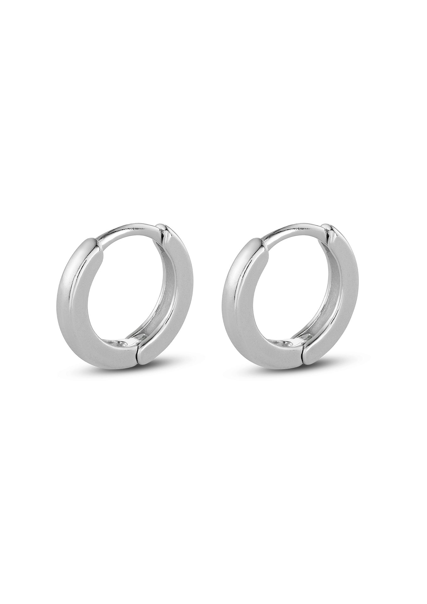 NM Midi Hoops in Sterling Silver