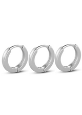 Midi Hoops Silver