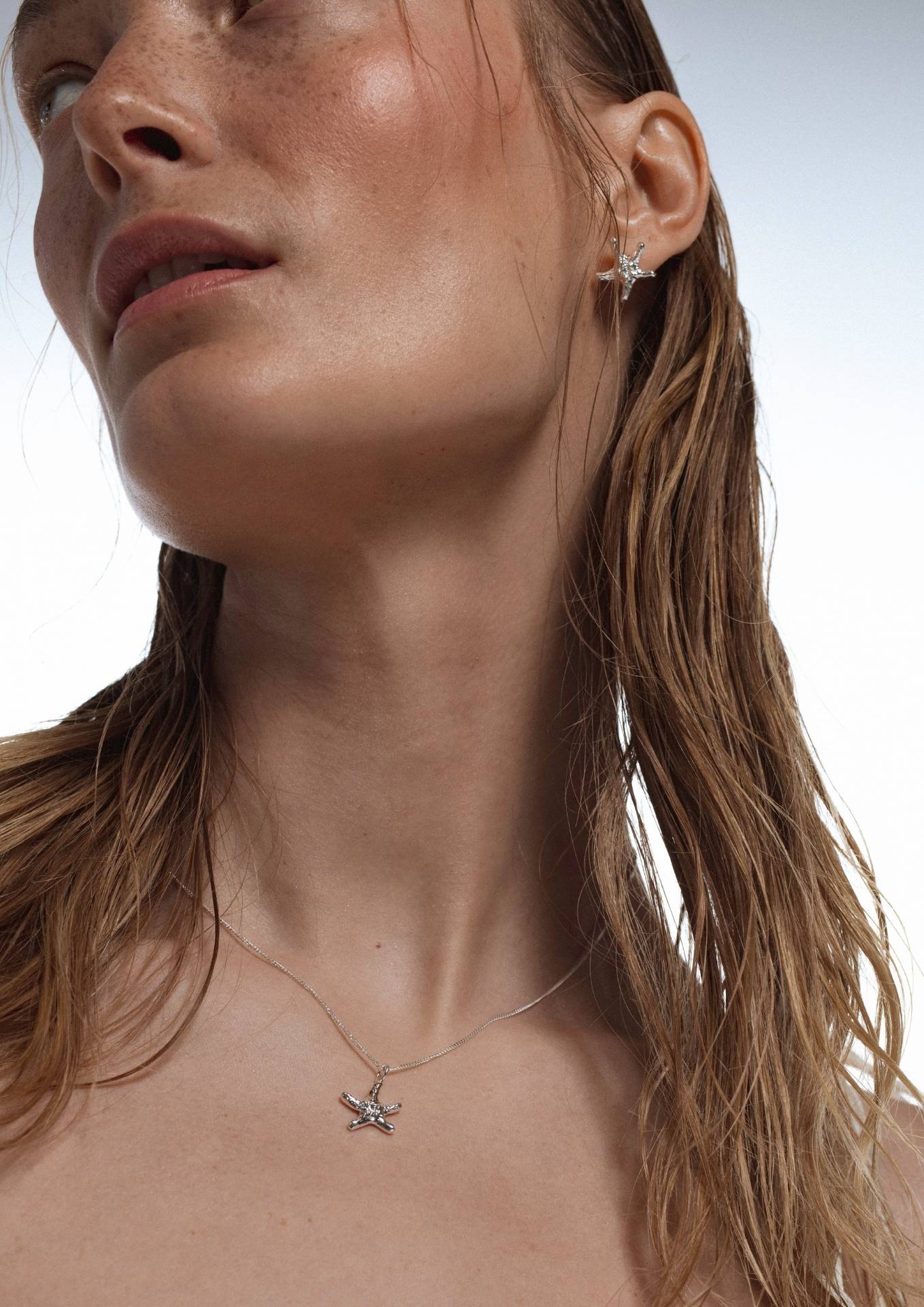 NO MORE accessories Sea Star Necklace in Silver