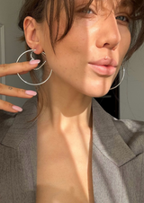 Nomad Hoops Silver, 60mm - NO MORE ACCESSORIES