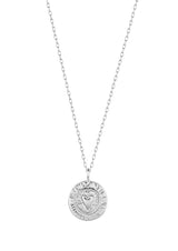 NO MORE accessories Heartbeat Amulet Belcher Necklace Silver