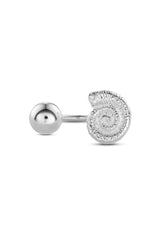 No More accessories Sea Snail Open Ring in silver