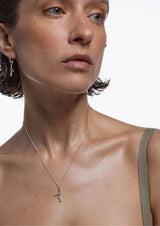 No More Accessories Sea Coral Necklace Silver