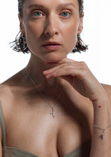 No More Accessories Sea Coral Necklace Silver