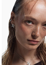 NO MORE accessories Sea Flower Stud earrings in Silver
