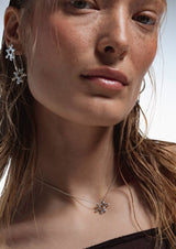 NO MORE accessories Sea Flower Necklace in Silver