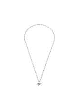 NO MORE accessories North Star Paper Clip-Y Necklace Silver