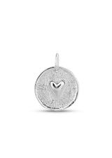 NO MORE accessories Heartbeat Talisman Pendant in sterling silver
