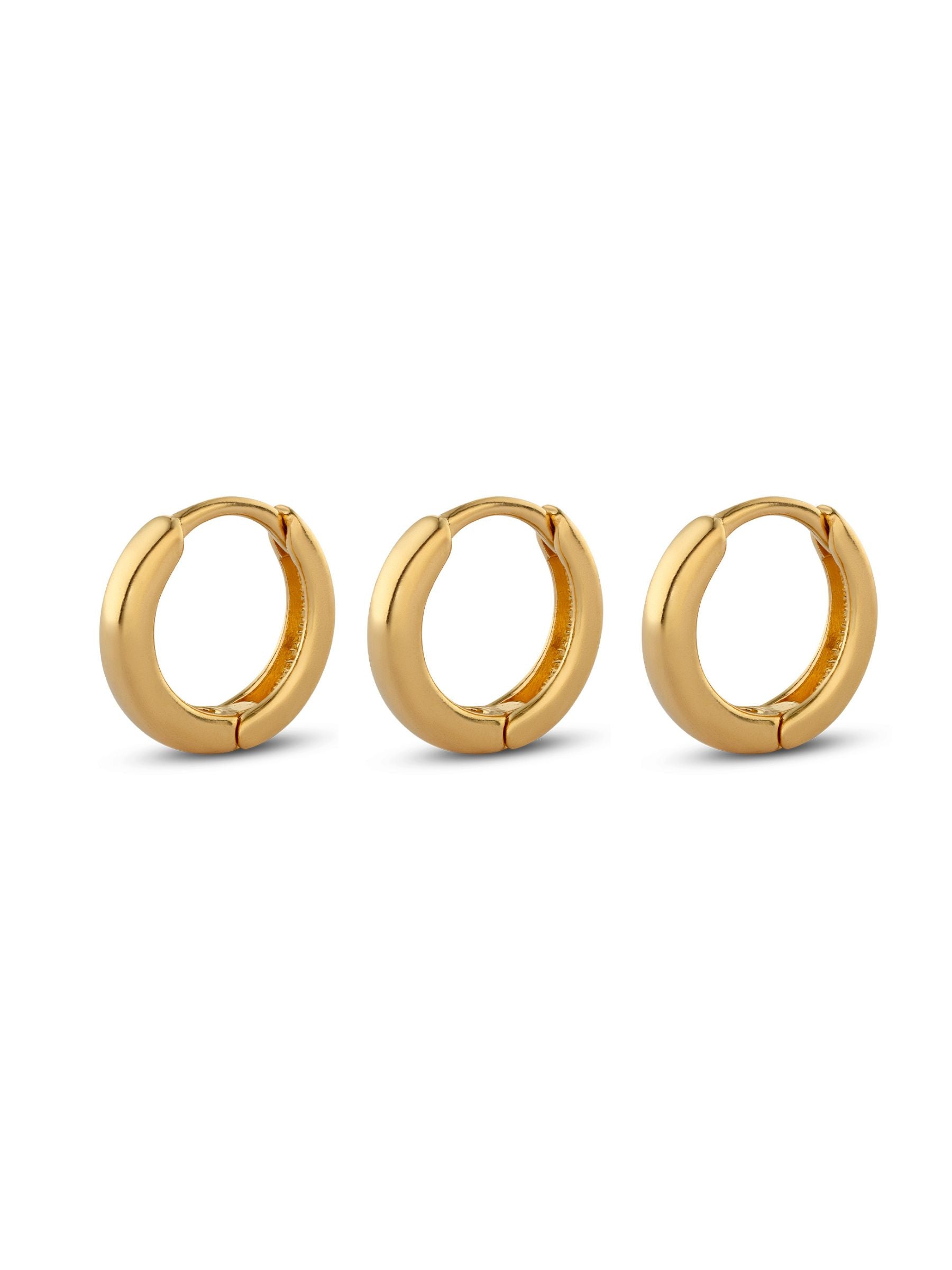 NO MORE ACCESSORIES Mini Hoops Gold