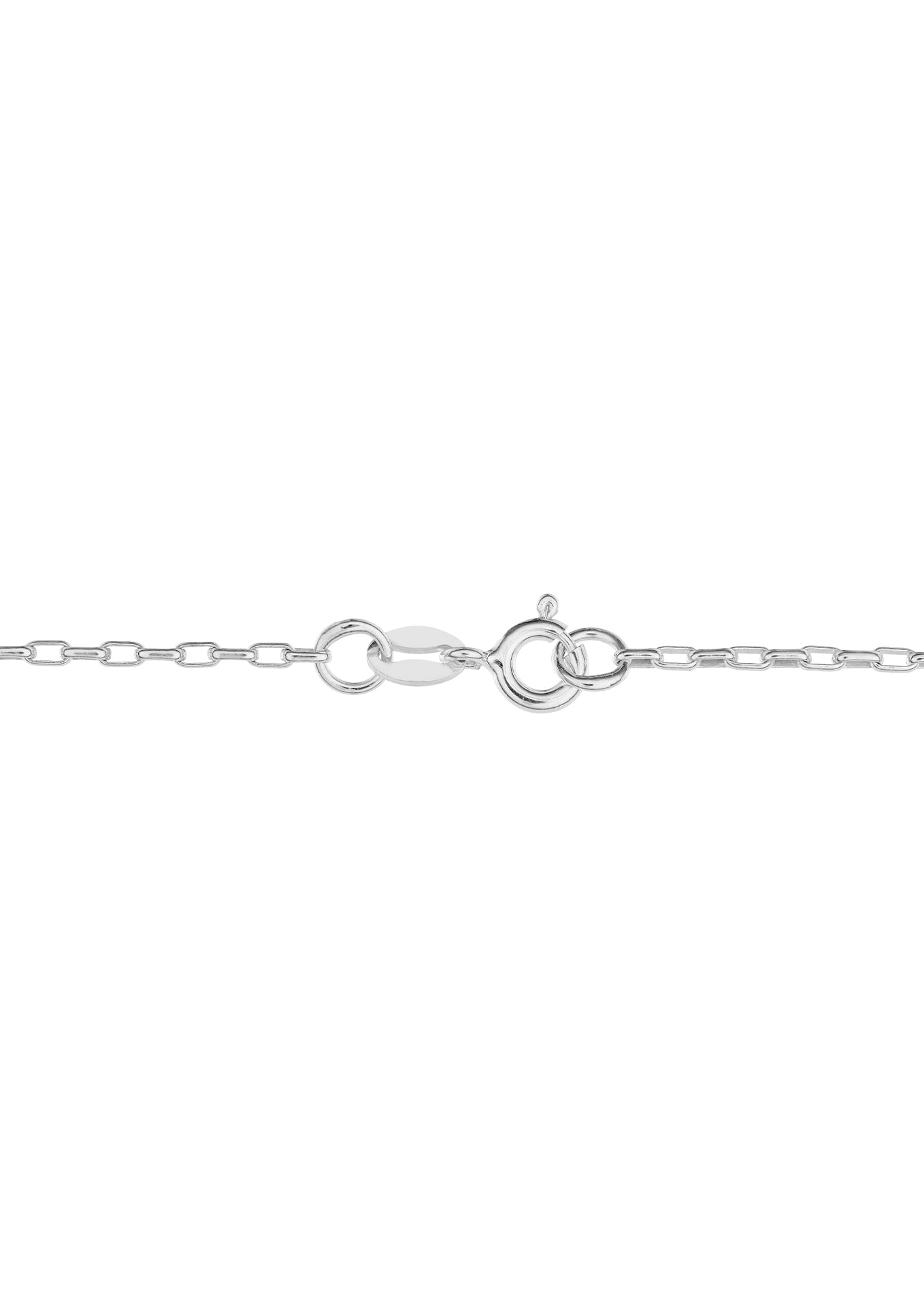 NO MORE accessories Belcher Link Chain Necklace in Silver