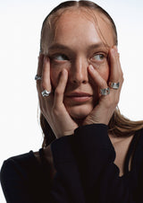 NO MORE accessories Heartbeat Ring in Silver
