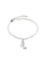 NO MORE accessories Sea Horse Bracelet Silver