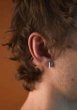 NO MORE accessories Square Stud Earrings in sterling silver