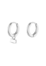 NM Sydney Horizon Hoops in Silver