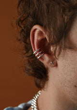 Wave Ear Cuff Silver - NO MORE ACCESSORIES