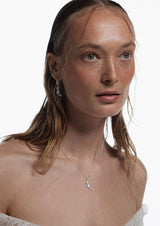 NO MORE accessories Sea Horse Necklace in Silver