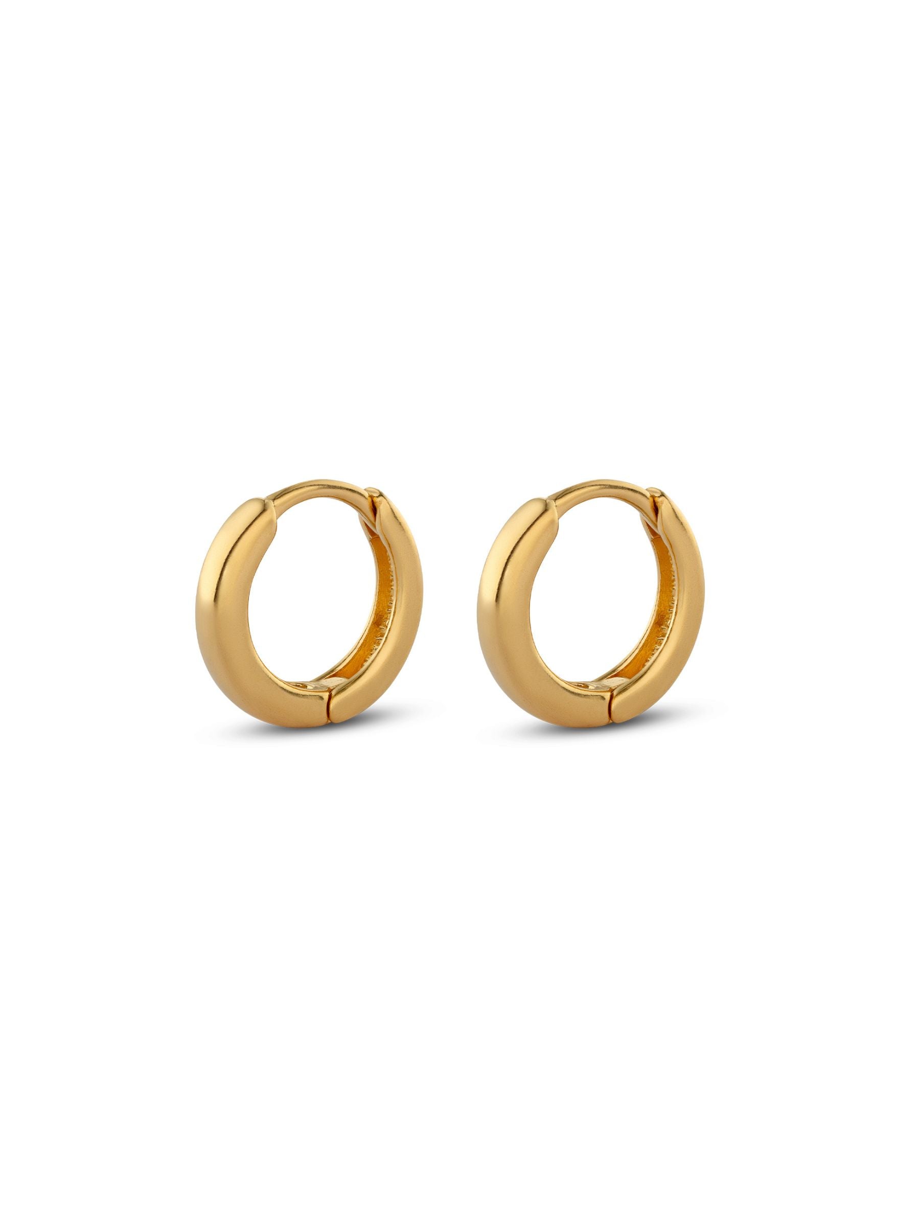NO MORE ACCESSORIES Mini Hoops Gold