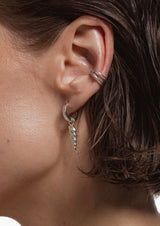 NO MORE accessories Mini Ripples Ear Cuff Silver