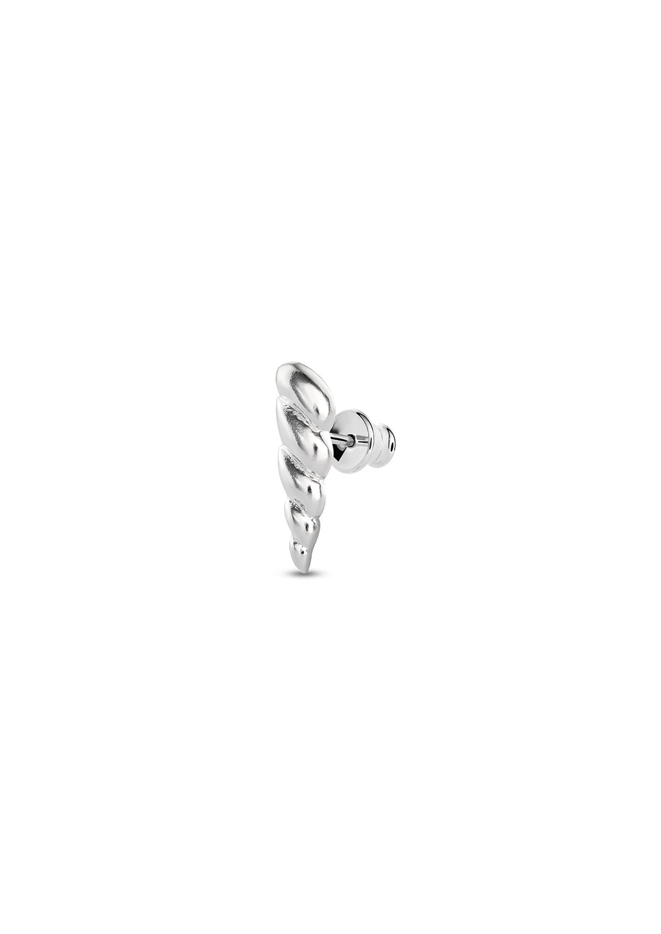 NO MORE ACCESSORIES Sea Horn Earrings in Sterling Silver