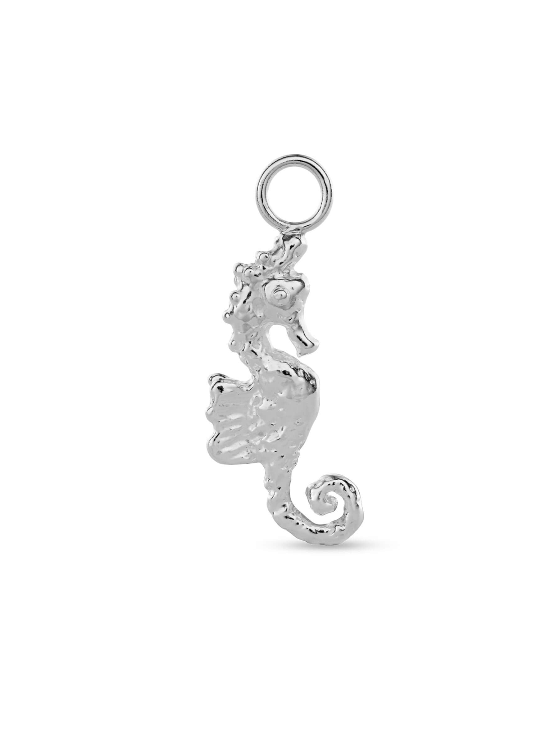 NO MORE ACCESSORIES Sea Horse Charm in Sterling Silver