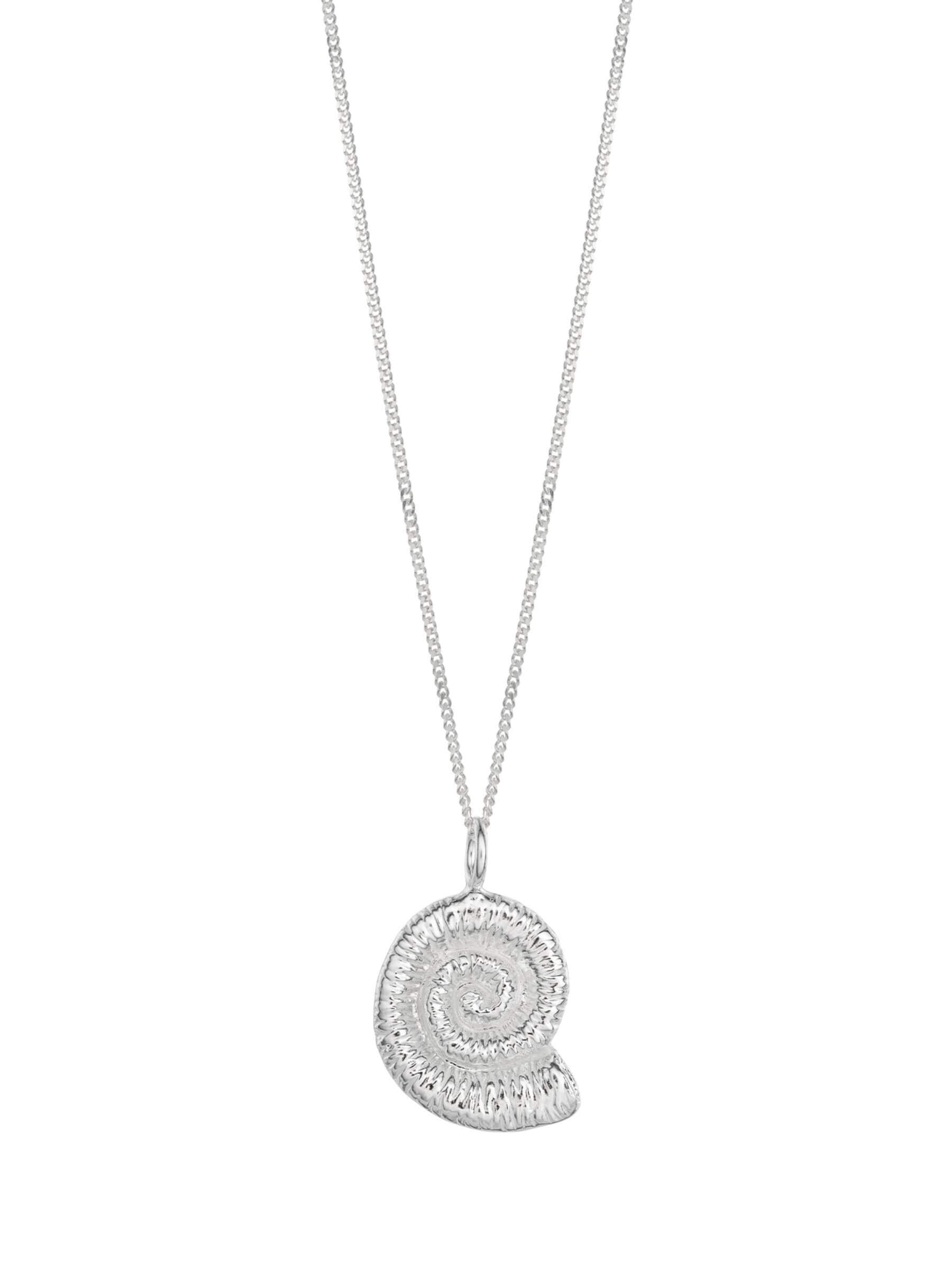 NO MORE accessories Sea Snail Necklace Silver
