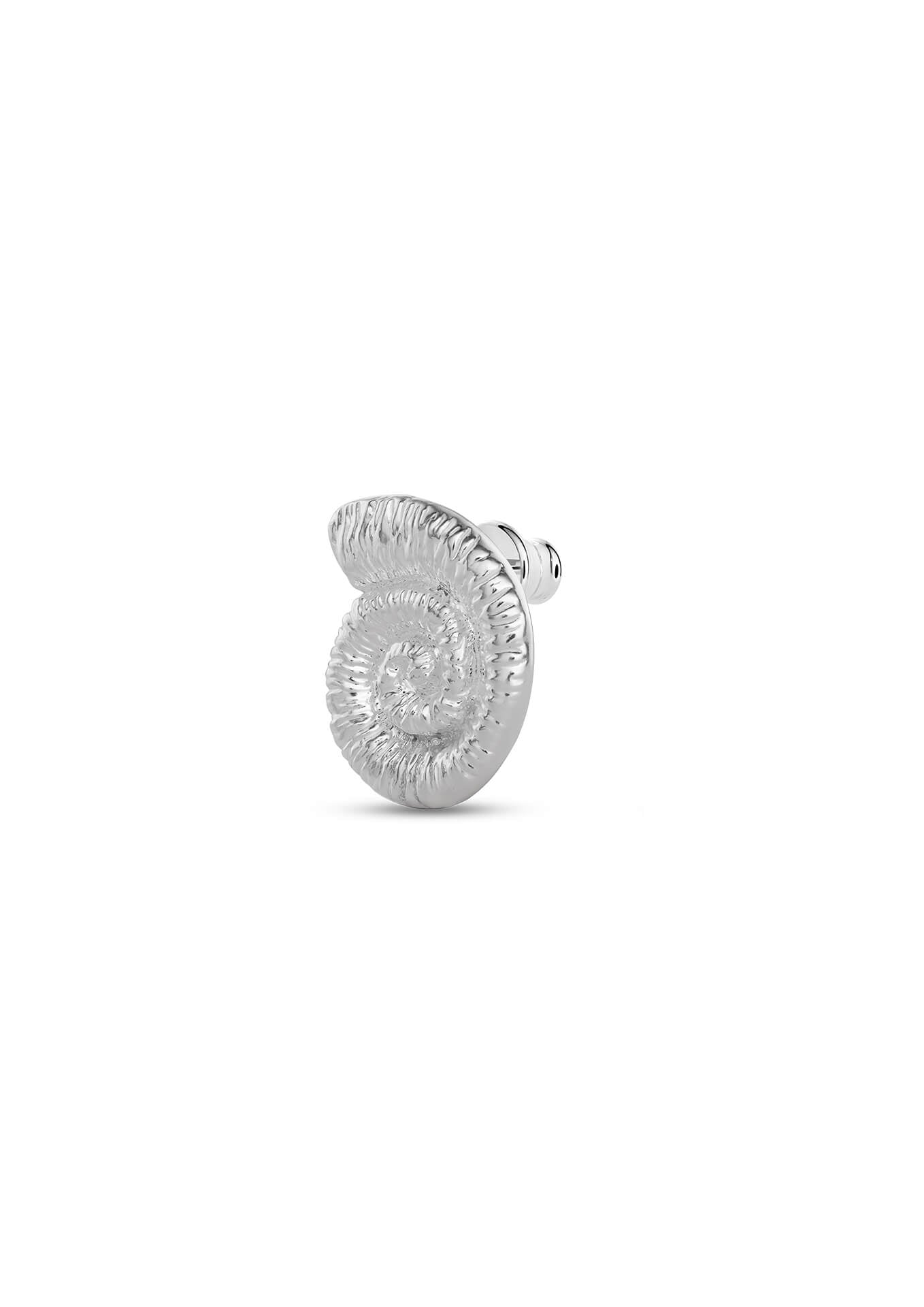NO MORE ACCESSORIES Sea Snail Earrings in Sterling Silver