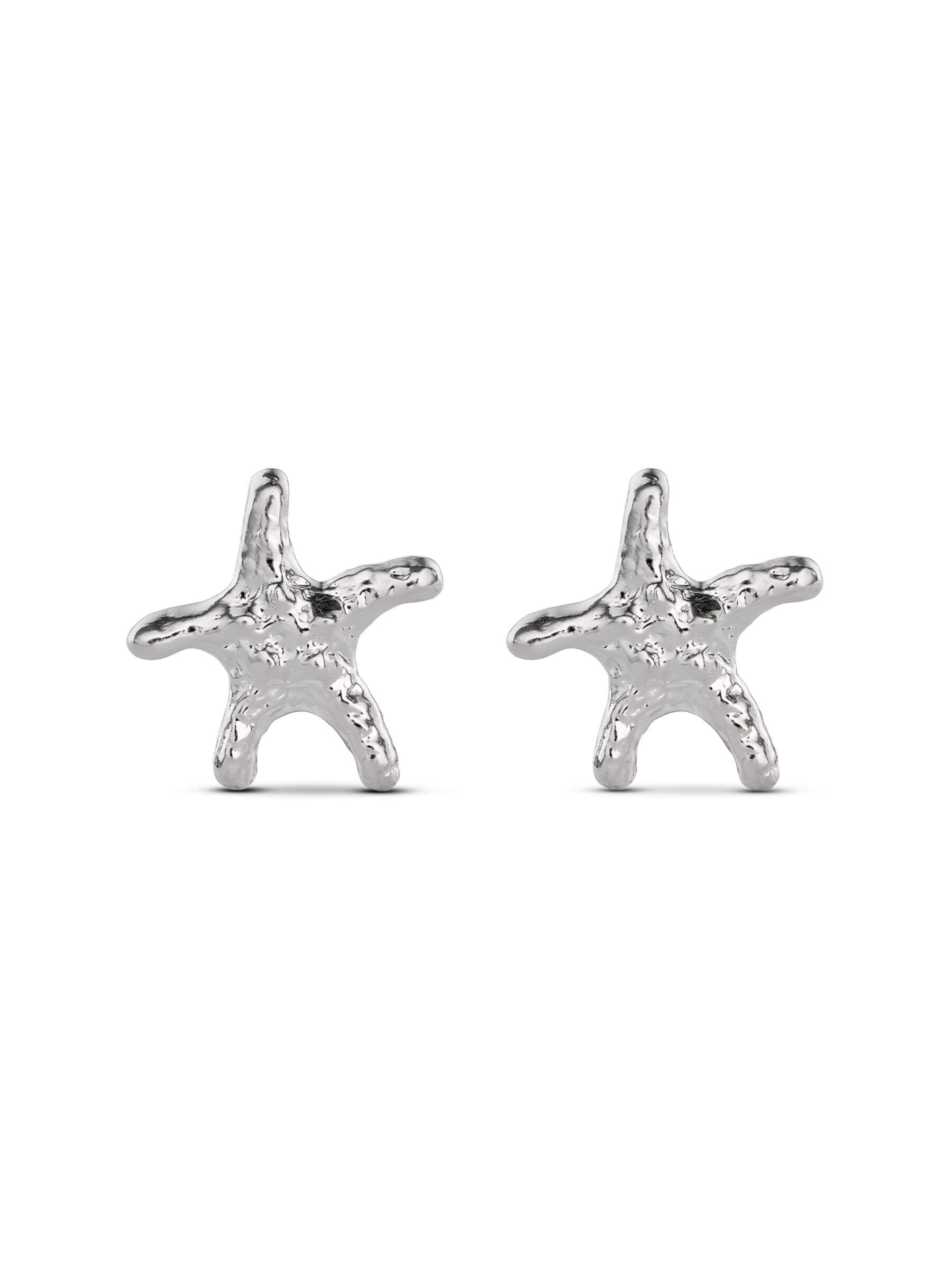 NO MORE ACCESSORIES Sea Star Earrings in Sterling Silver