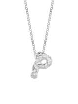 no more accessories letter p necklace