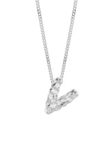 no more accessories letter v necklace