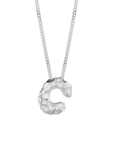 no more accessories letter c necklace