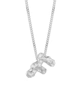 no more accessories letter f necklace