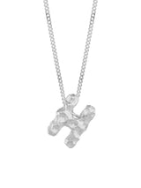 no more accessories letter h necklace