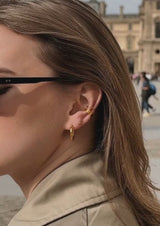 NO MORE accessories Dizzy Hoops Gold in sterling silver.