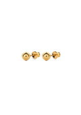 NO MORE accessories Big Bubble Earrings in sterling silver with gold plating