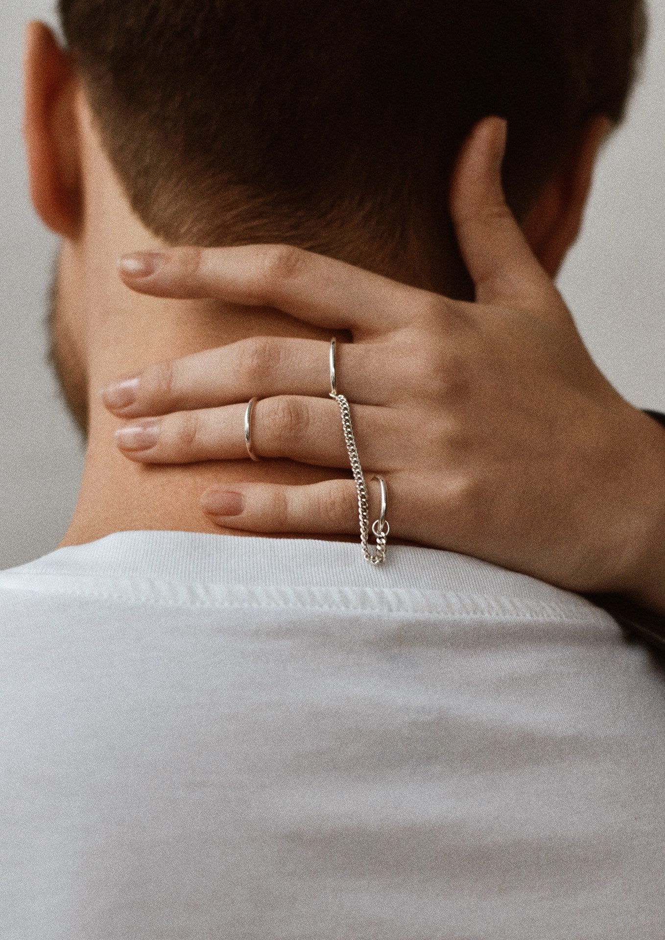 NO MORE accessories Chain Rings in sterling silver