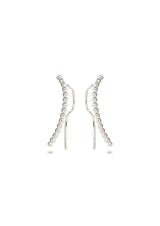 NO MORE accessories Champagne Crawlers in sterling silver