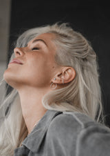 NO MORE accessories Champagne ear cuff in sterling silver