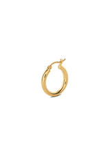 NO MORE accessories Dizzy Hoops in gold plating