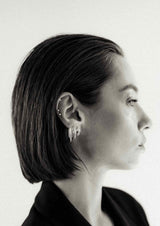 NO MORE accessories Dizzy Hoops in gold plating