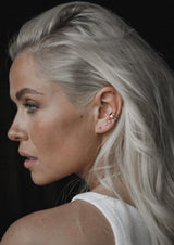 NO MORE accessories Line Ear Cuff in gold plated sterling silver