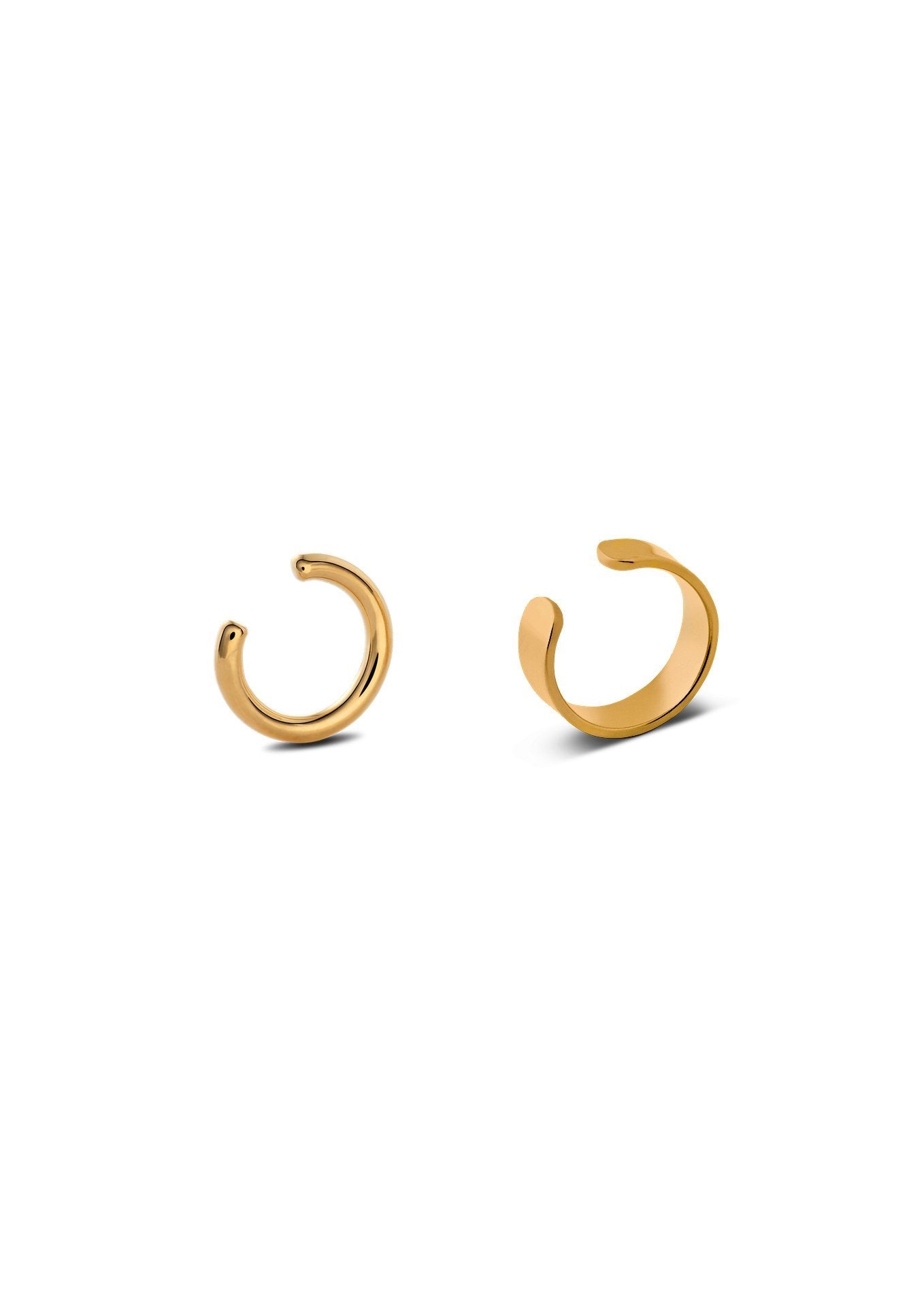 NO MORE accessories Ear Cuffs Duo in gold plated sterling silver