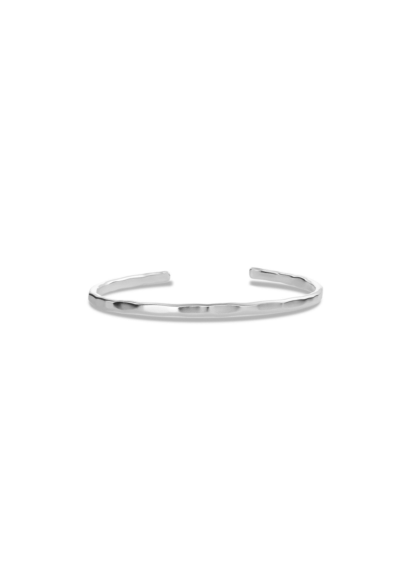 NO MORE accessories Hammered Bracelet in sterling silver