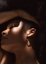 NO MORE accessories Flat Upper Ear Cuff in sterling silver